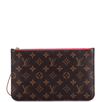 Louis Vuitton Neverfull Pochette Monogram Canvas Large
