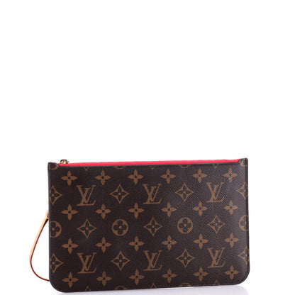 Louis Vuitton Neverfull Pochette Monogram Canvas Large