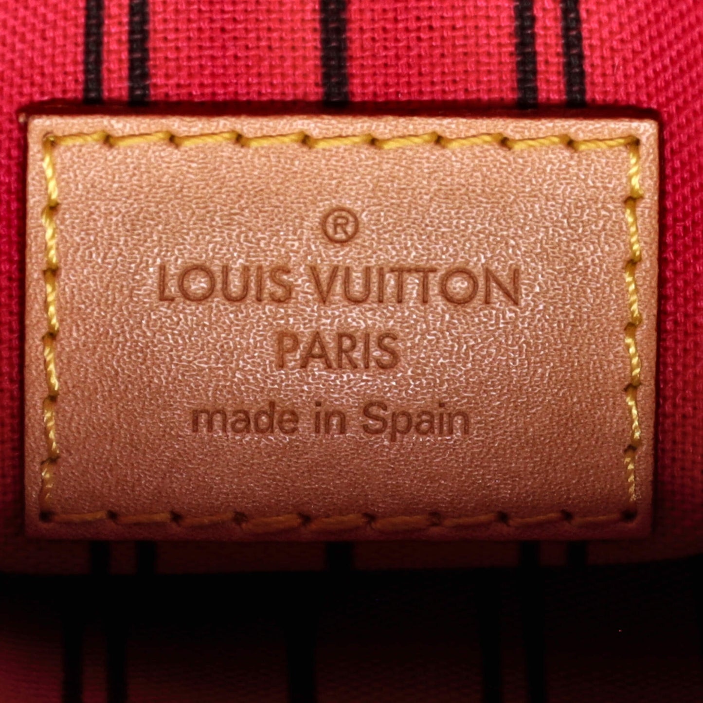 Louis Vuitton Neverfull Pochette Monogram Canvas Large