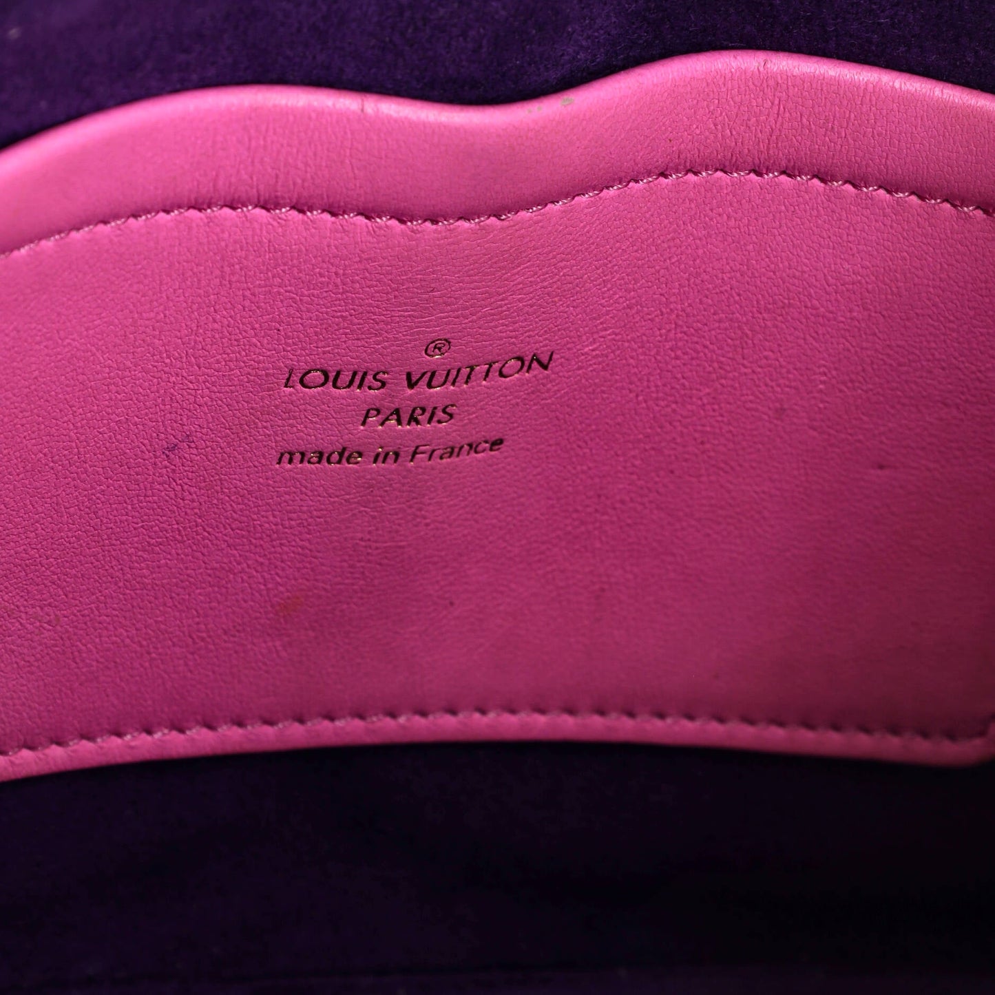 Louis Vuitton Utility Crossbody Bag Calfskin with Embossed Monogram Detail