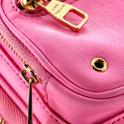 Louis Vuitton Utility Crossbody Bag Calfskin with Embossed Monogram Detail