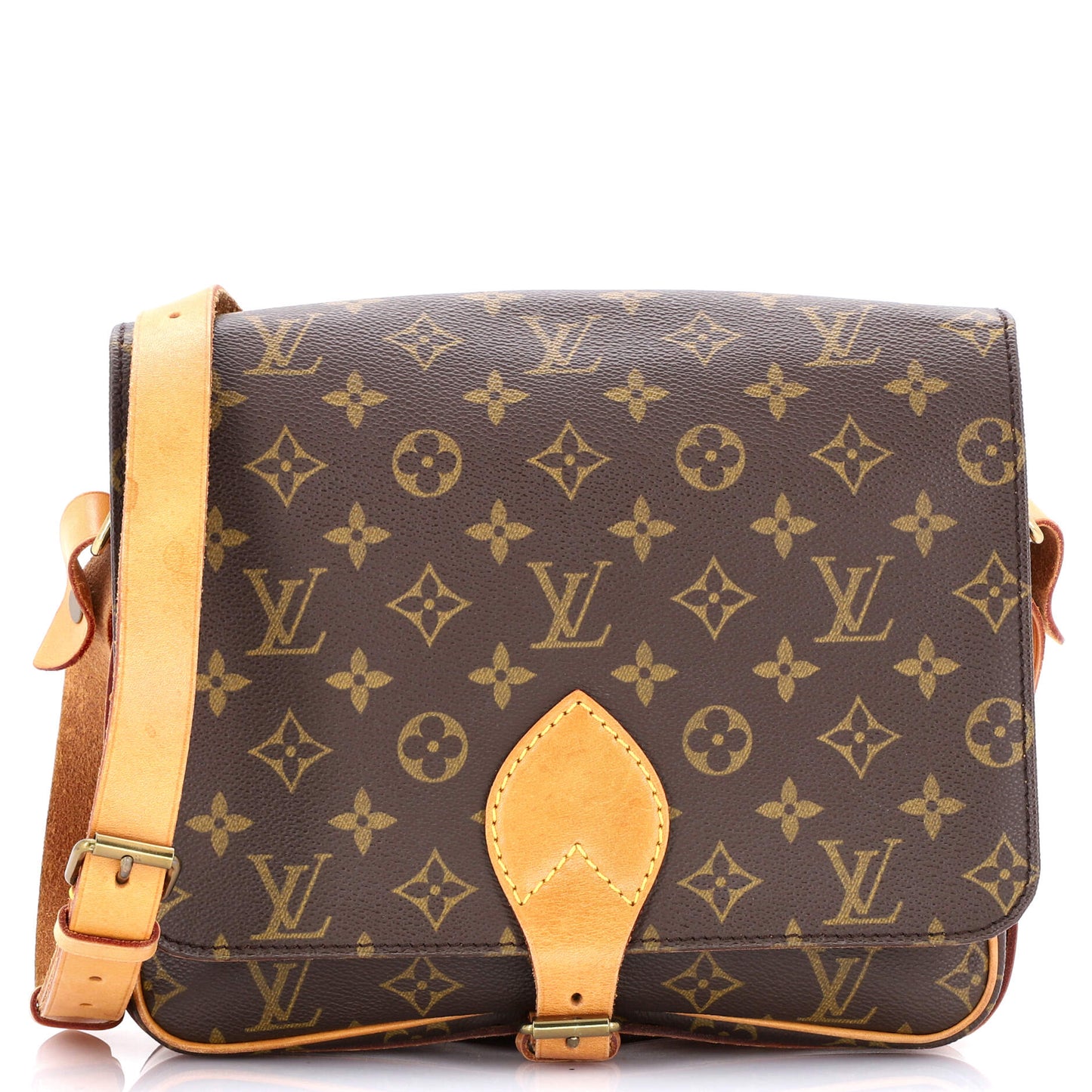 Louis Vuitton Cartouchiere Handbag Monogram Canvas GM