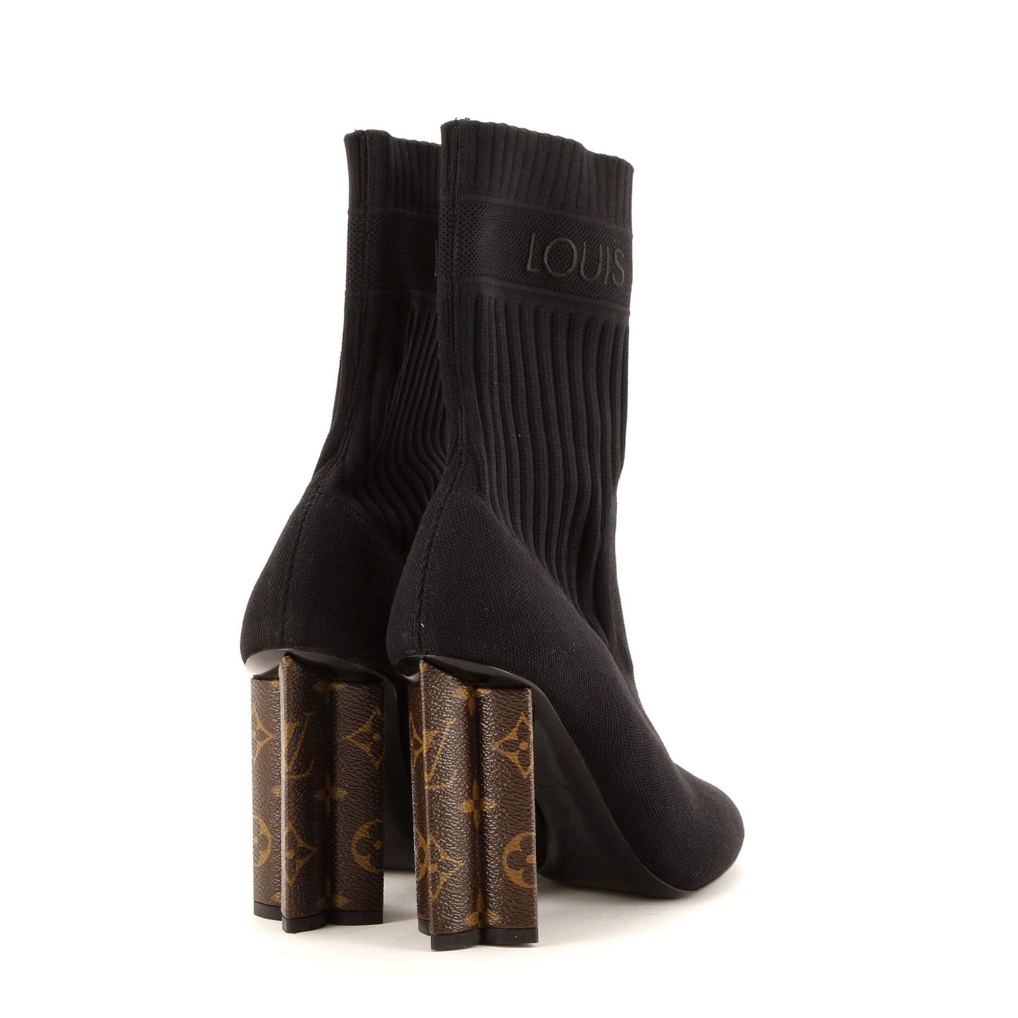 Louis Vuitton Women's Silhouette Ankle Boots Stretch Fabric