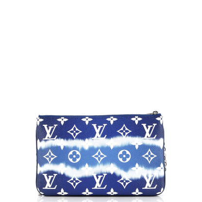 Louis Vuitton Double Zip Pochette Limited Edition Escale Monogram Giant