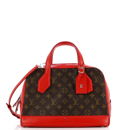 Louis Vuitton Dora Handbag Monogram Canvas and Calfskin PM
