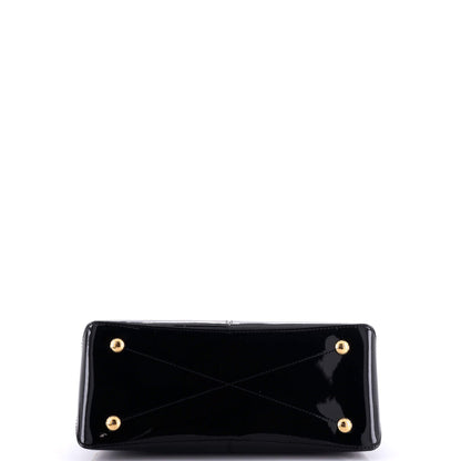 Louis Vuitton Miroir Handbag Vernis with Monogram Canvas