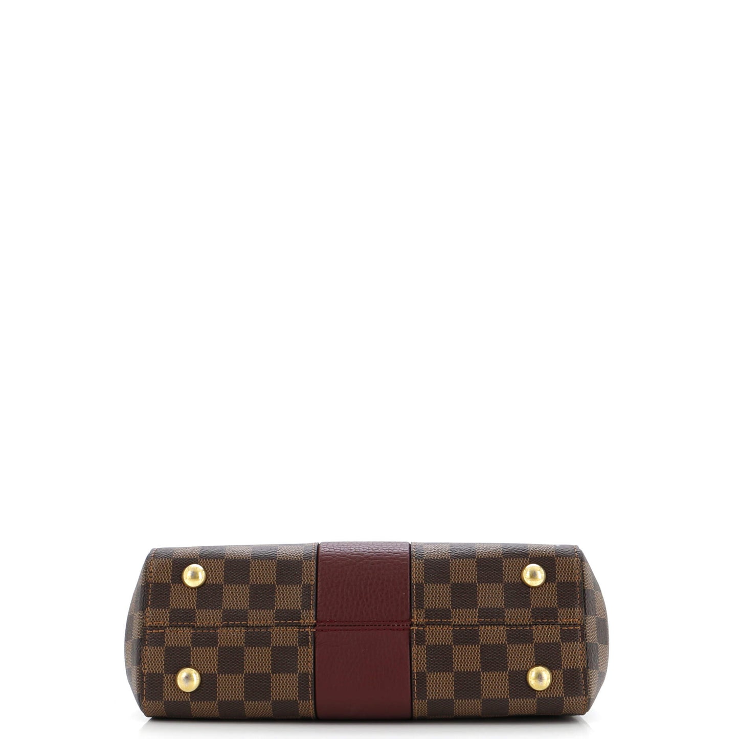 Louis Vuitton Bond Street Handbag Damier with Leather MM