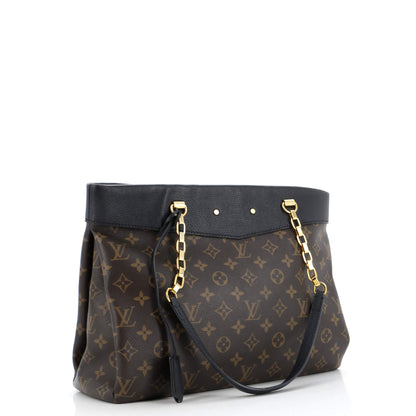 Louis Vuitton Pallas Shopper Monogram Canvas and Calfskin