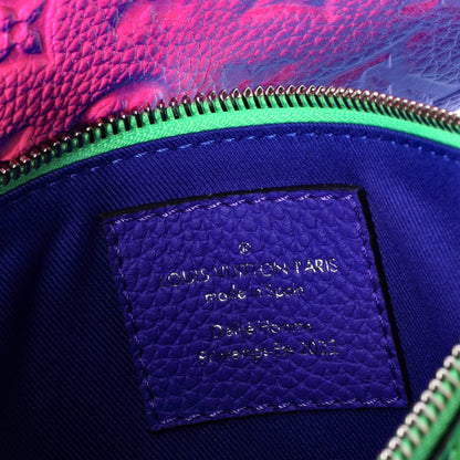 Louis Vuitton Trio Pouch Messenger Bag Limited Edition Illusion Monogram Taurillon Leather