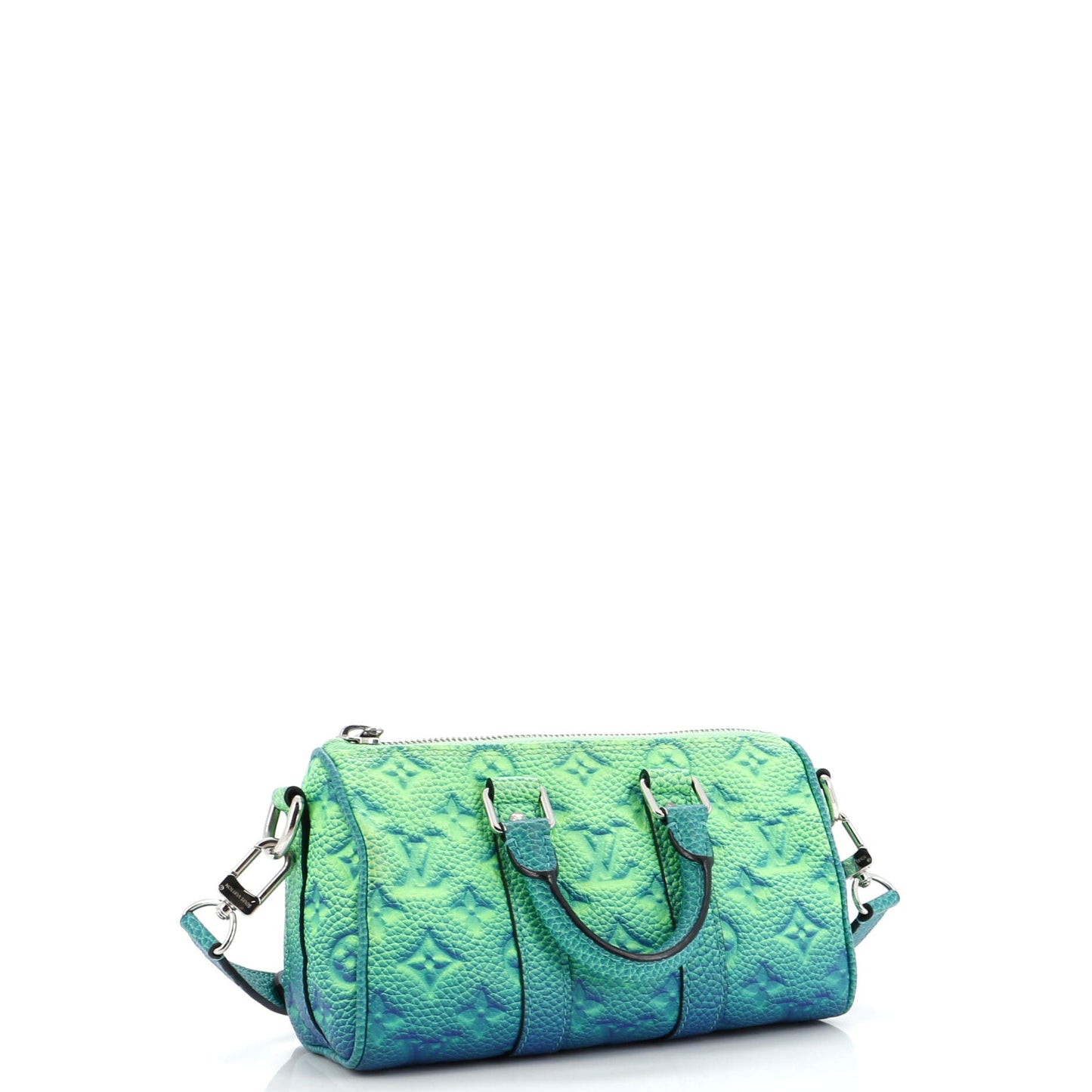 Louis Vuitton Keepall Bandouliere Bag Limited Edition Illusion Monogram Taurillon Leather XS