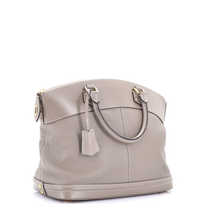 Louis Vuitton Suhali Lockit Handbag Leather MM