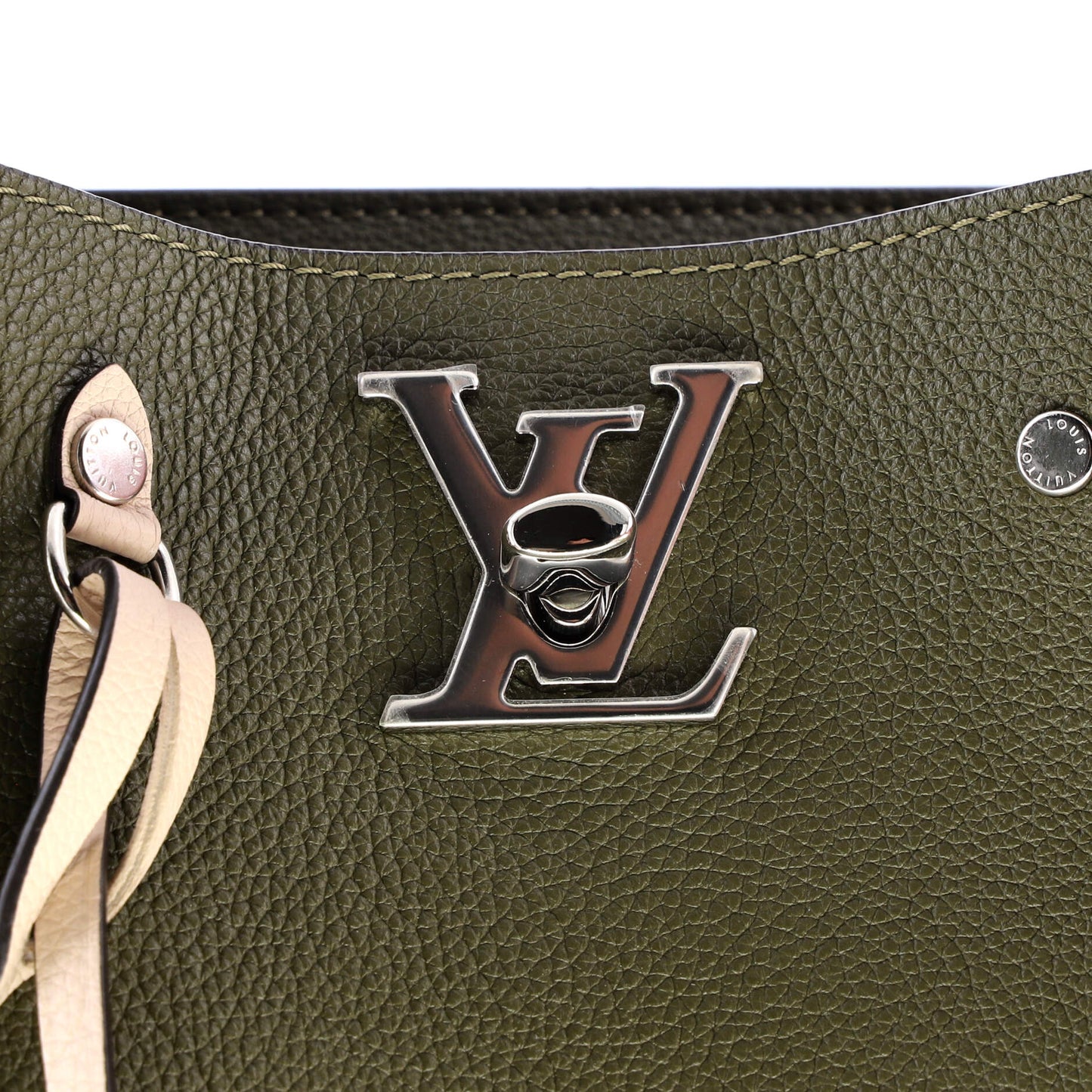 Louis Vuitton Lockme Bucket Bag Leather