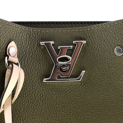 Louis Vuitton Lockme Bucket Bag Leather