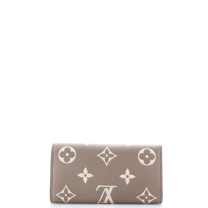 Louis Vuitton Sarah Wallet NM Bicolor Monogram Empreinte Giant