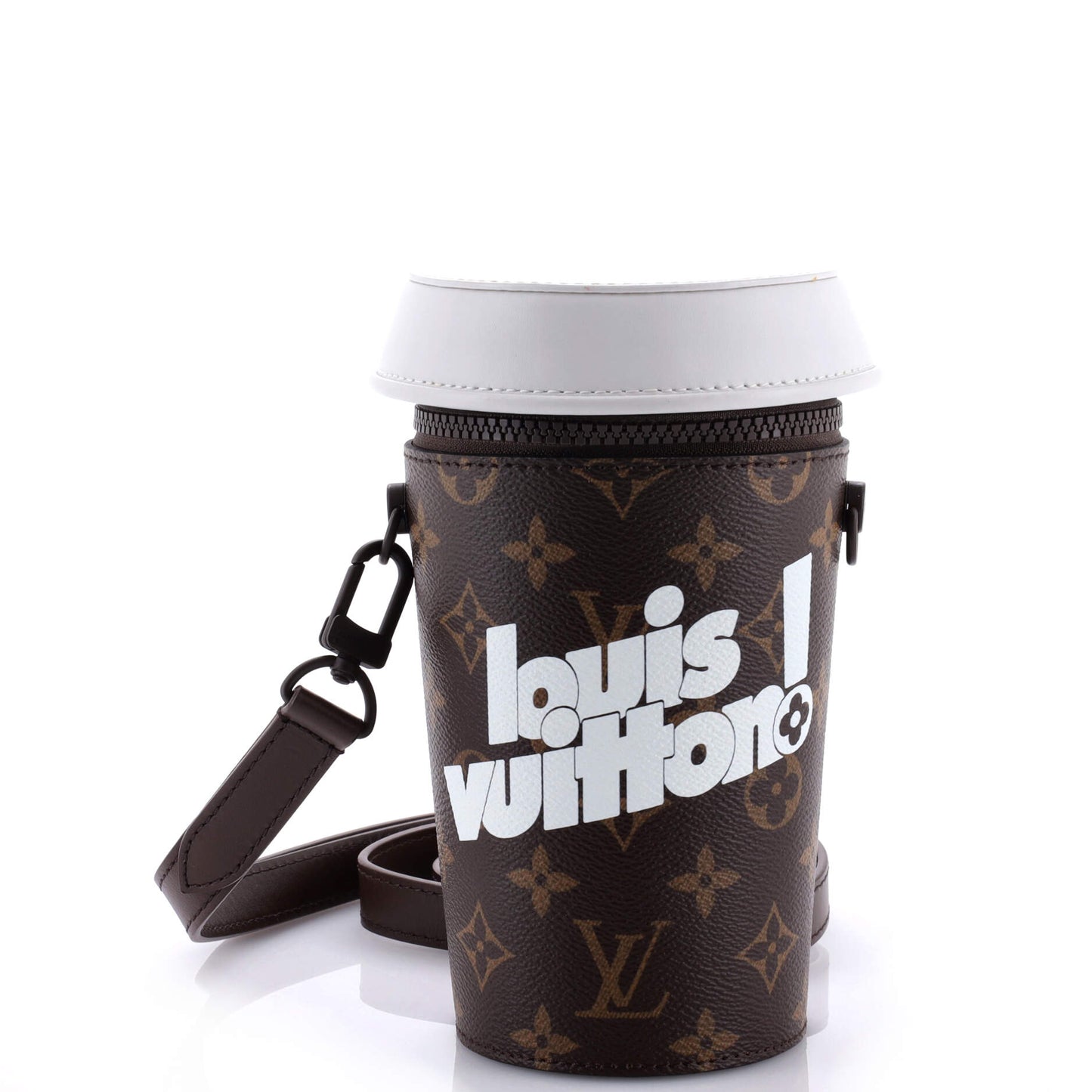Louis Vuitton Coffee Cup Convertible Pouch Everyday Signature Vintage Monogram Canvas