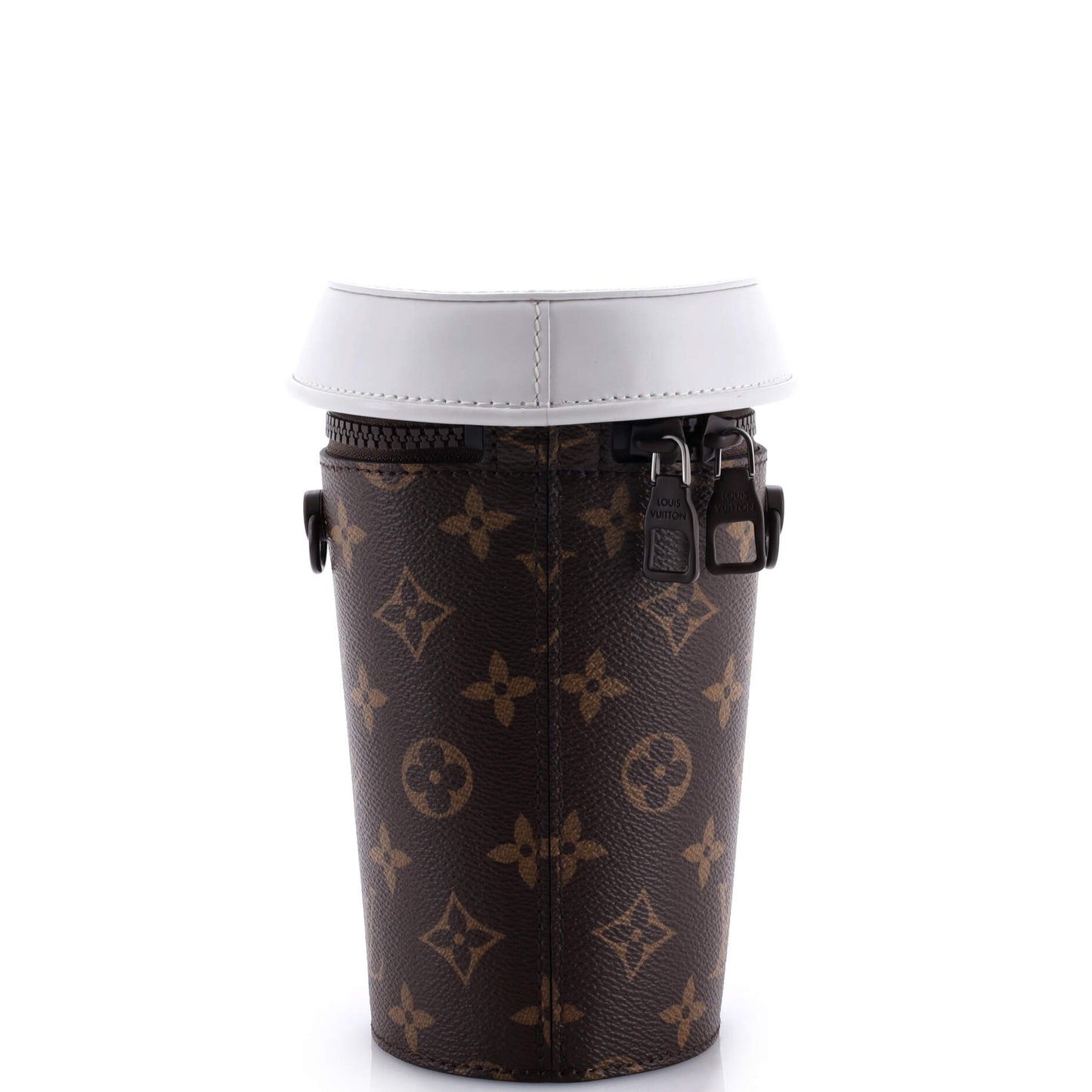 Louis Vuitton Coffee Cup Convertible Pouch Everyday Signature Vintage Monogram Canvas