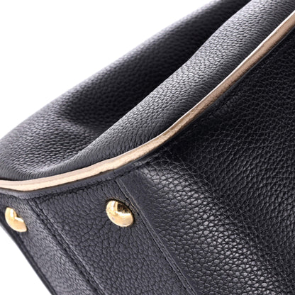 Louis Vuitton Double V Handbag Calfskin with Monogram Canvas