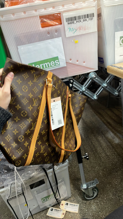 Louis Vuitton Shopping Sac Handbag Monogram Canvas MM