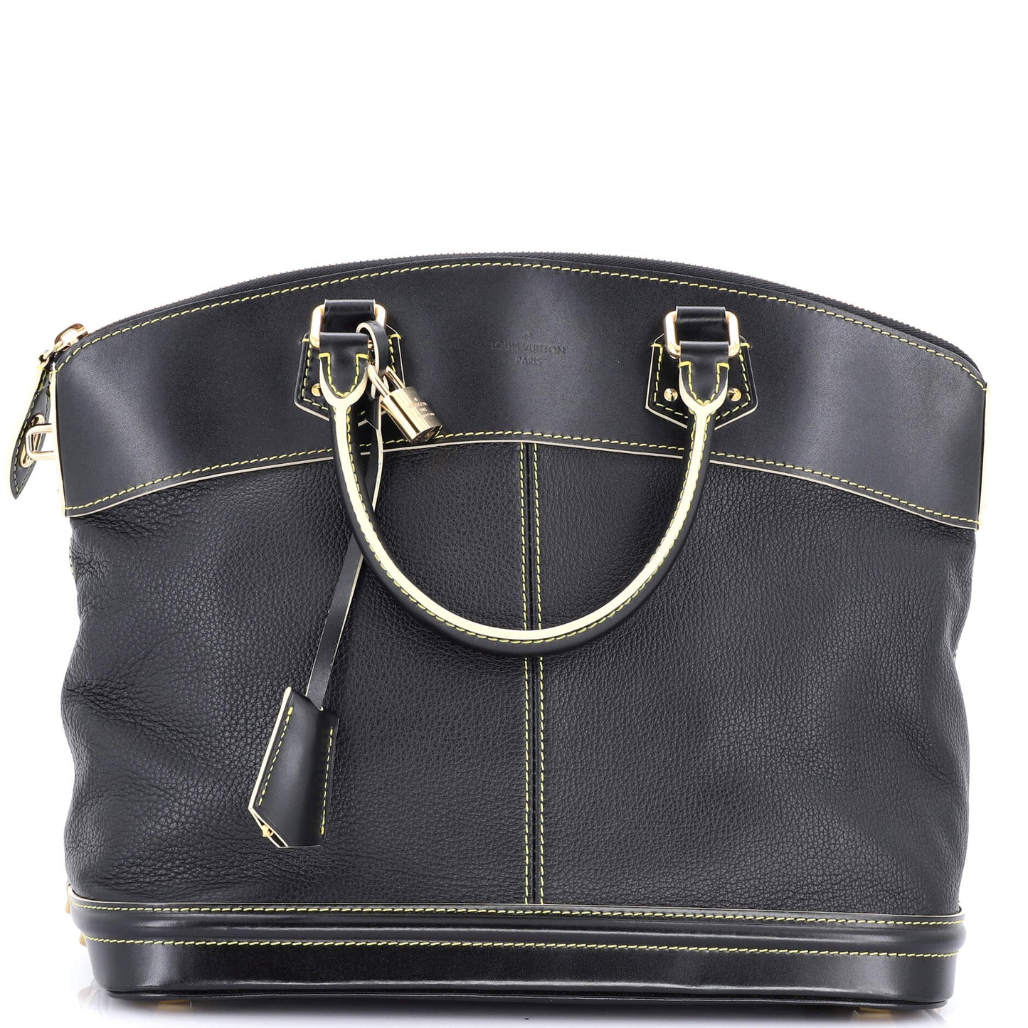 Louis Vuitton Suhali Lockit Handbag Leather MM