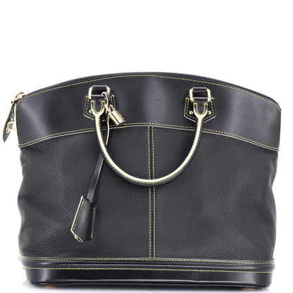 Louis Vuitton Suhali Lockit Handbag Leather MM