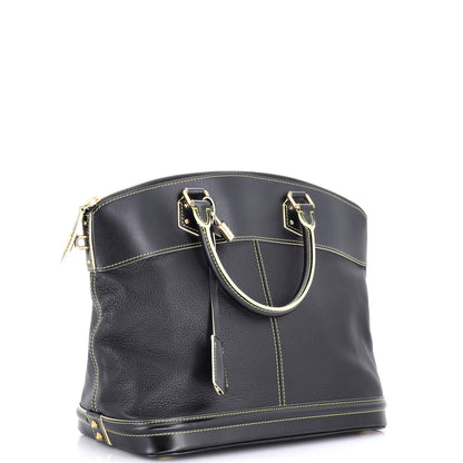 Louis Vuitton Suhali Lockit Handbag Leather MM