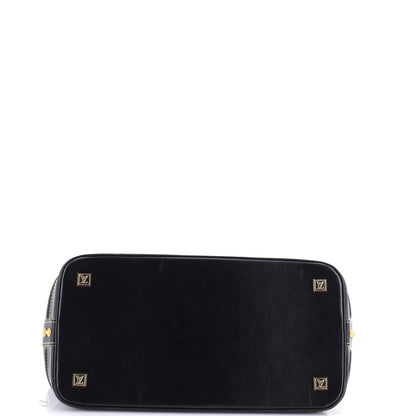 Louis Vuitton Suhali Lockit Handbag Leather MM