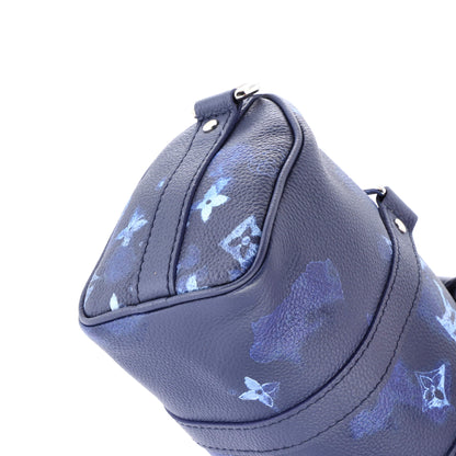 Louis Vuitton Keepall Bandouliere Bag Limited Edition Monogram Ink Watercolor Leather XS
