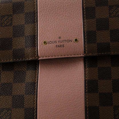 Louis Vuitton Bond Street Handbag Damier with Leather MM