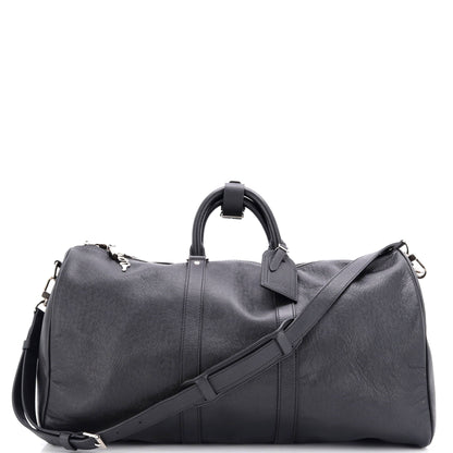 Louis Vuitton Keepall Bandouliere Bag Taiga Leather 50