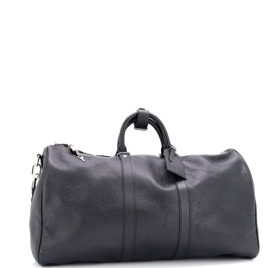 Louis Vuitton Keepall Bandouliere Bag Taiga Leather 50