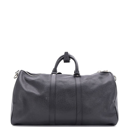 Louis Vuitton Keepall Bandouliere Bag Taiga Leather 50