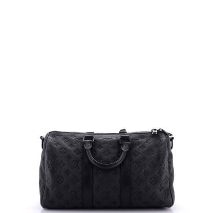 Louis Vuitton Keepall Bandouliere Bag Monogram Taurillon Leather 35