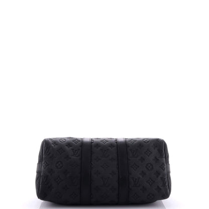 Louis Vuitton Keepall Bandouliere Bag Monogram Taurillon Leather 35