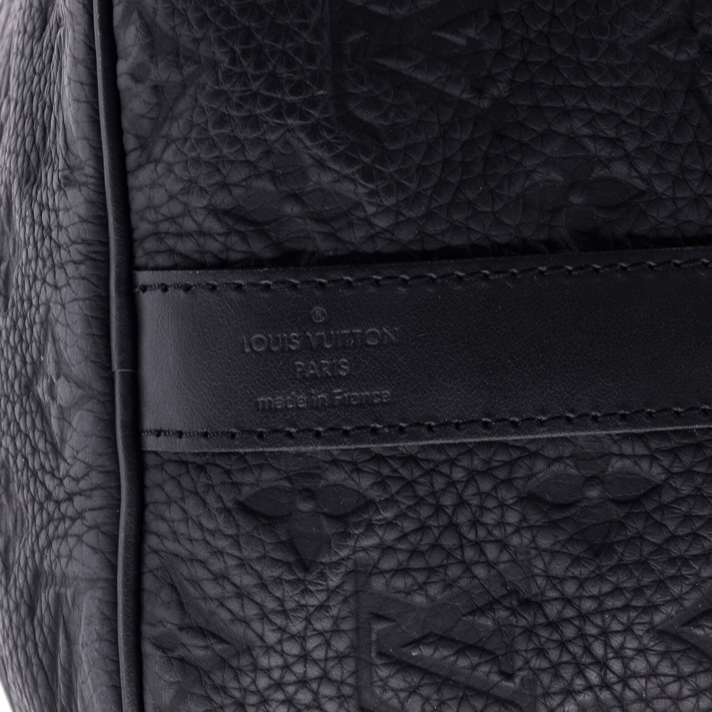 Louis Vuitton Keepall Bandouliere Bag Monogram Taurillon Leather 35