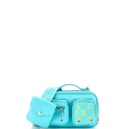 Louis Vuitton Utility Crossbody Bag Calfskin with Embossed Monogram Detail