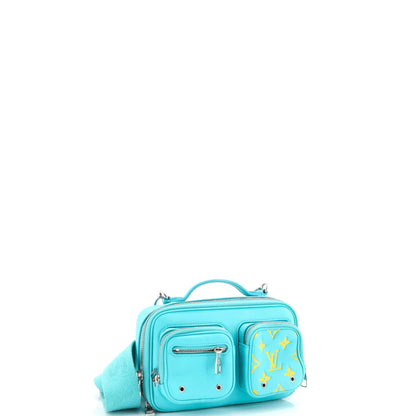 Louis Vuitton Utility Crossbody Bag Calfskin with Embossed Monogram Detail