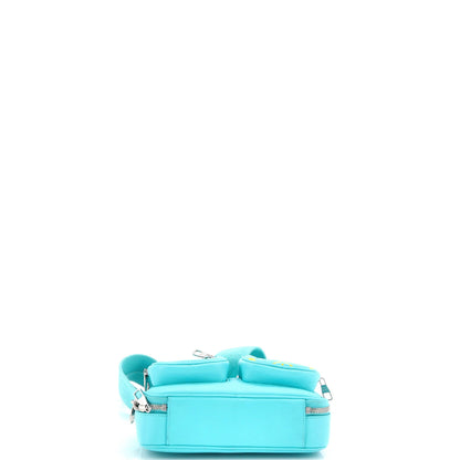 Louis Vuitton Utility Crossbody Bag Calfskin with Embossed Monogram Detail