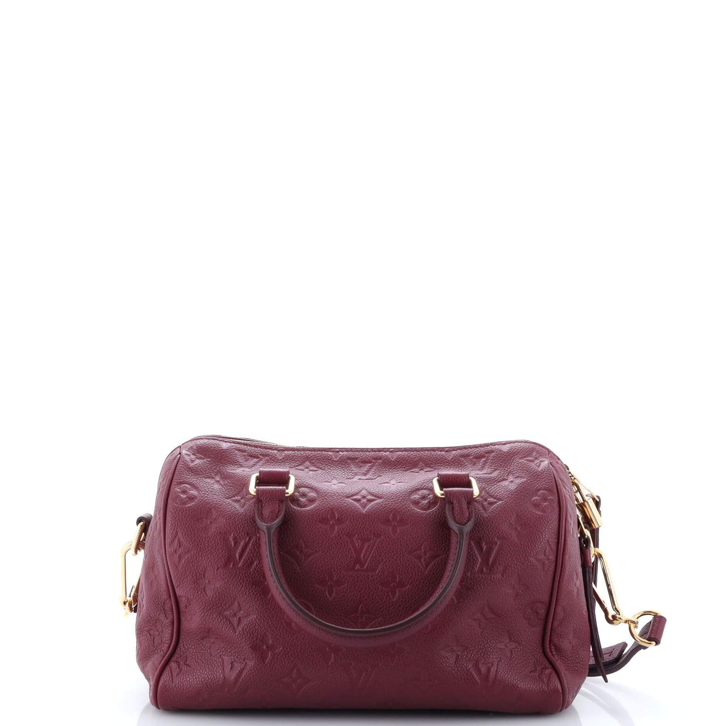Louis Vuitton Speedy Bandouliere Bag Monogram Empreinte Leather 25