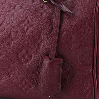 Louis Vuitton Speedy Bandouliere Bag Monogram Empreinte Leather 25