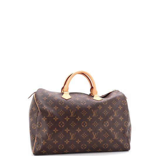 Louis Vuitton Speedy Handbag Monogram Canvas 35