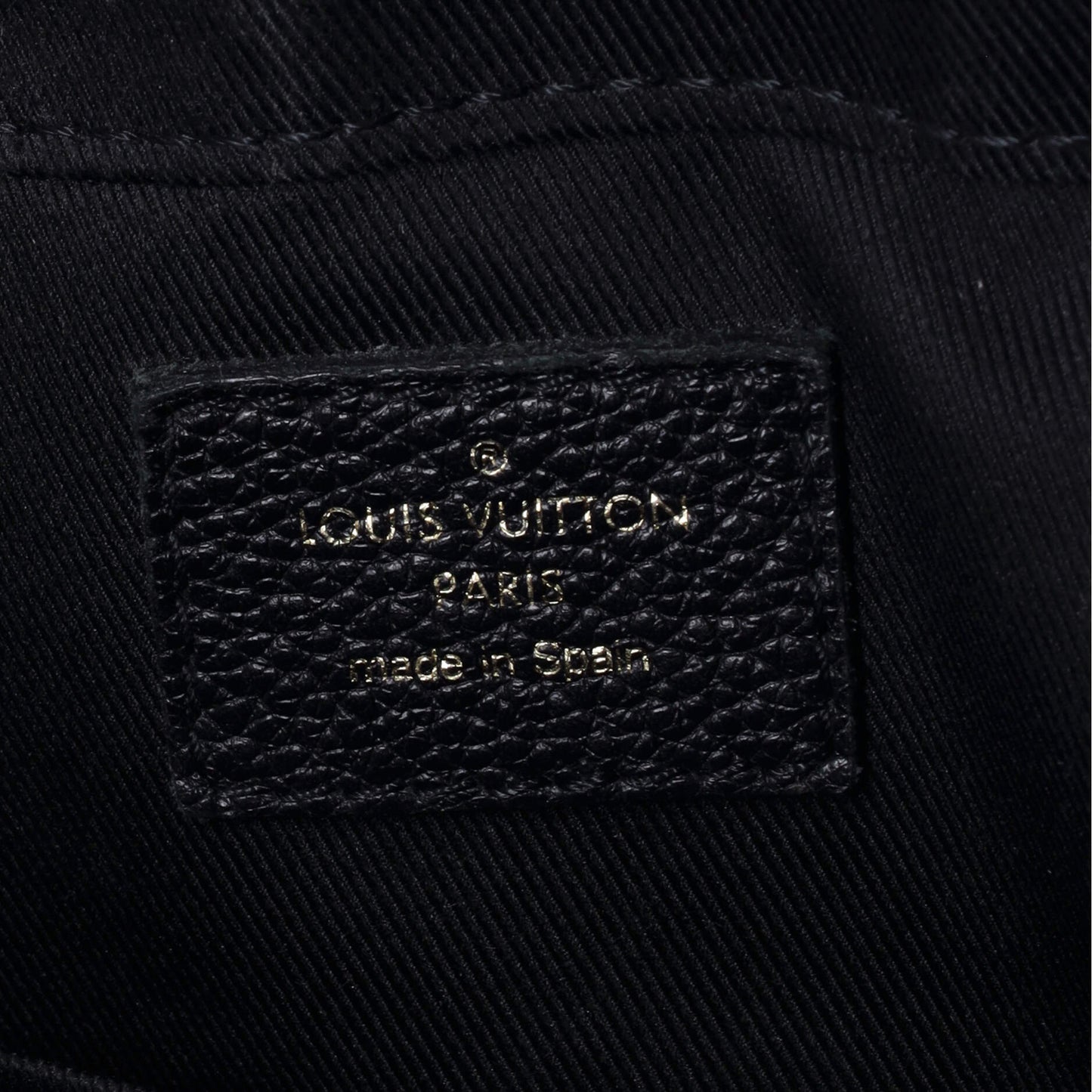 Louis Vuitton Saintonge Handbag Monogram Empreinte Leather
