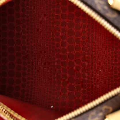 Louis Vuitton Speedy Bandouliere Bag Yayoi Kusama Painted Dots Monogram Canvas 25