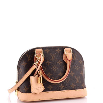 Louis Vuitton Alma Handbag Monogram Canvas BB