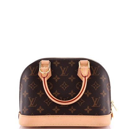 Louis Vuitton Alma Handbag Monogram Canvas BB