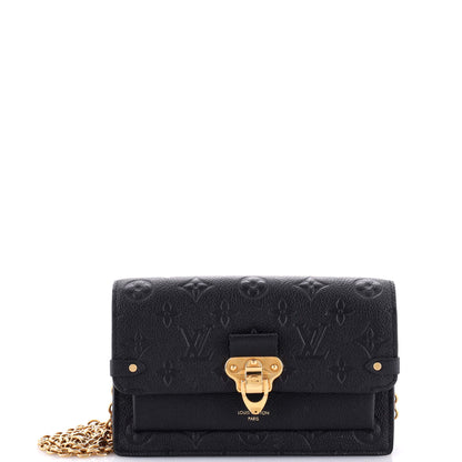 Louis Vuitton Vavin Chain Wallet NM Monogram Empreinte Leather
