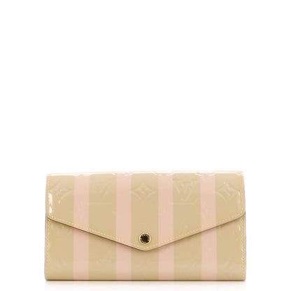 Louis Vuitton Sarah Wallet NM Limited Edition Monogram Vernis Rayures