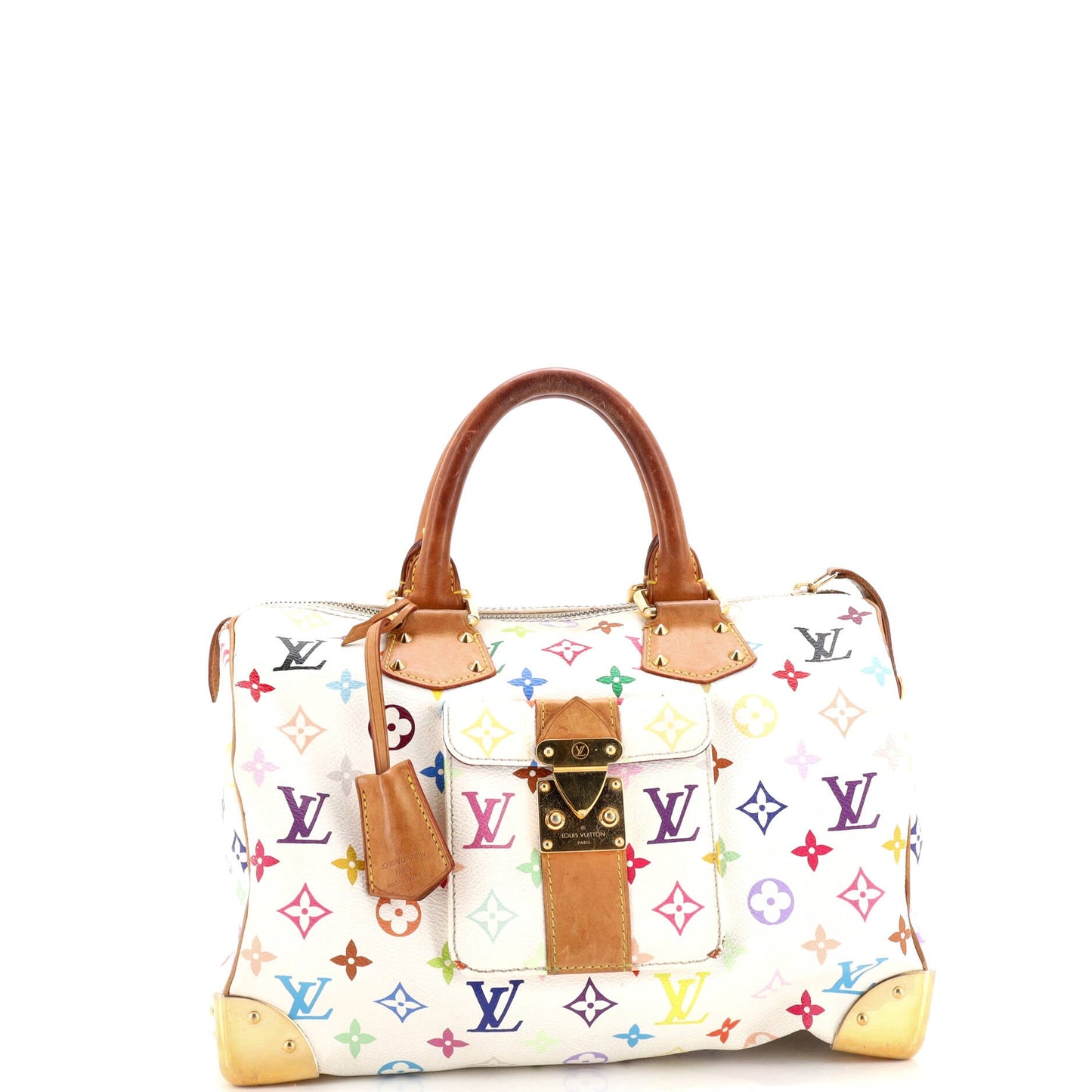 Louis Vuitton Speedy Handbag Monogram Multicolor 30