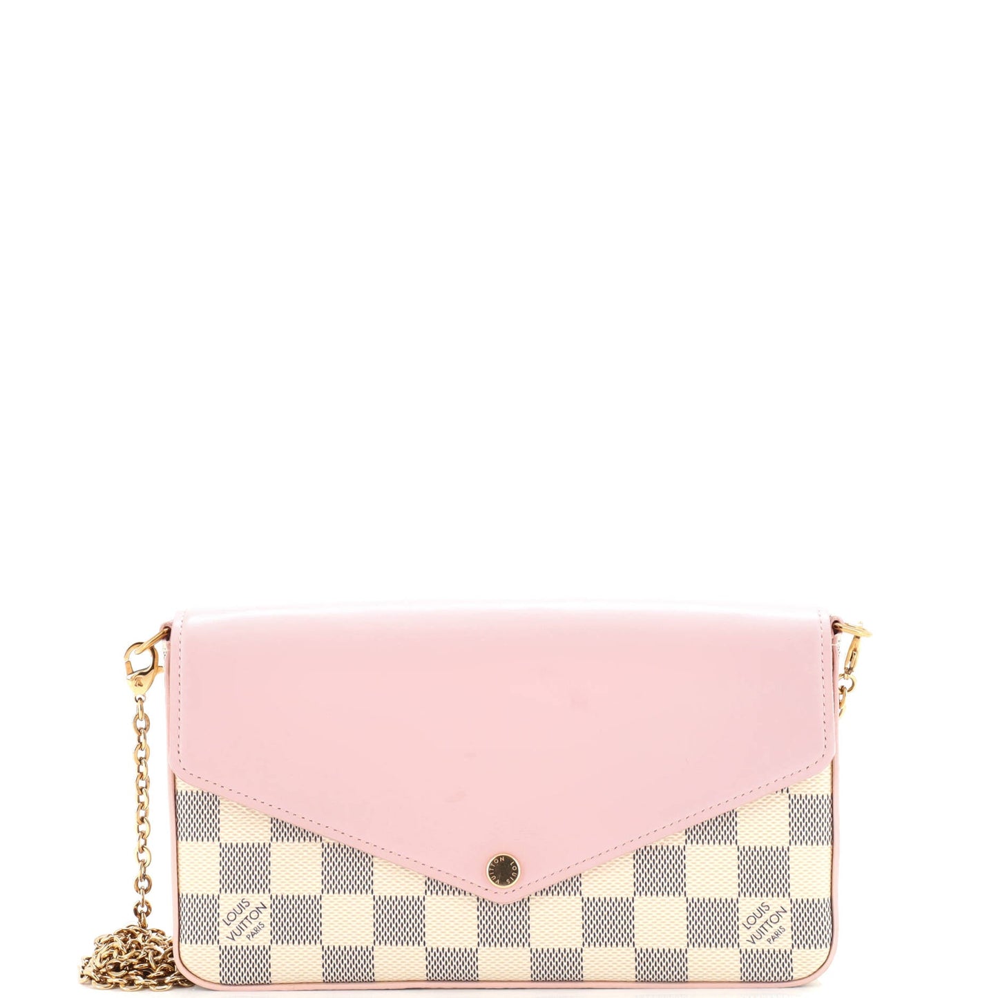 Louis Vuitton Felicie Pochette Damier and Leather