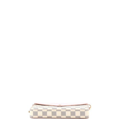 Louis Vuitton Felicie Pochette Damier and Leather