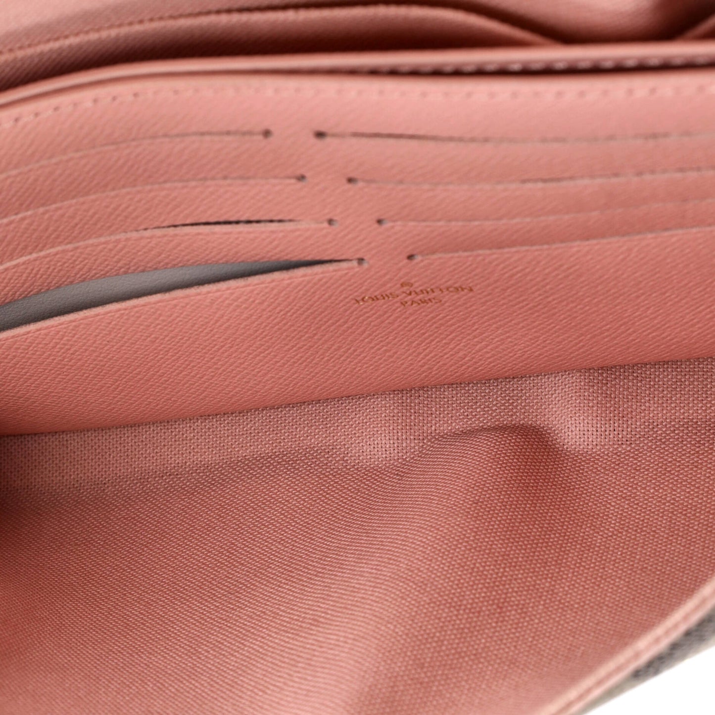 Louis Vuitton Felicie Pochette Damier and Leather